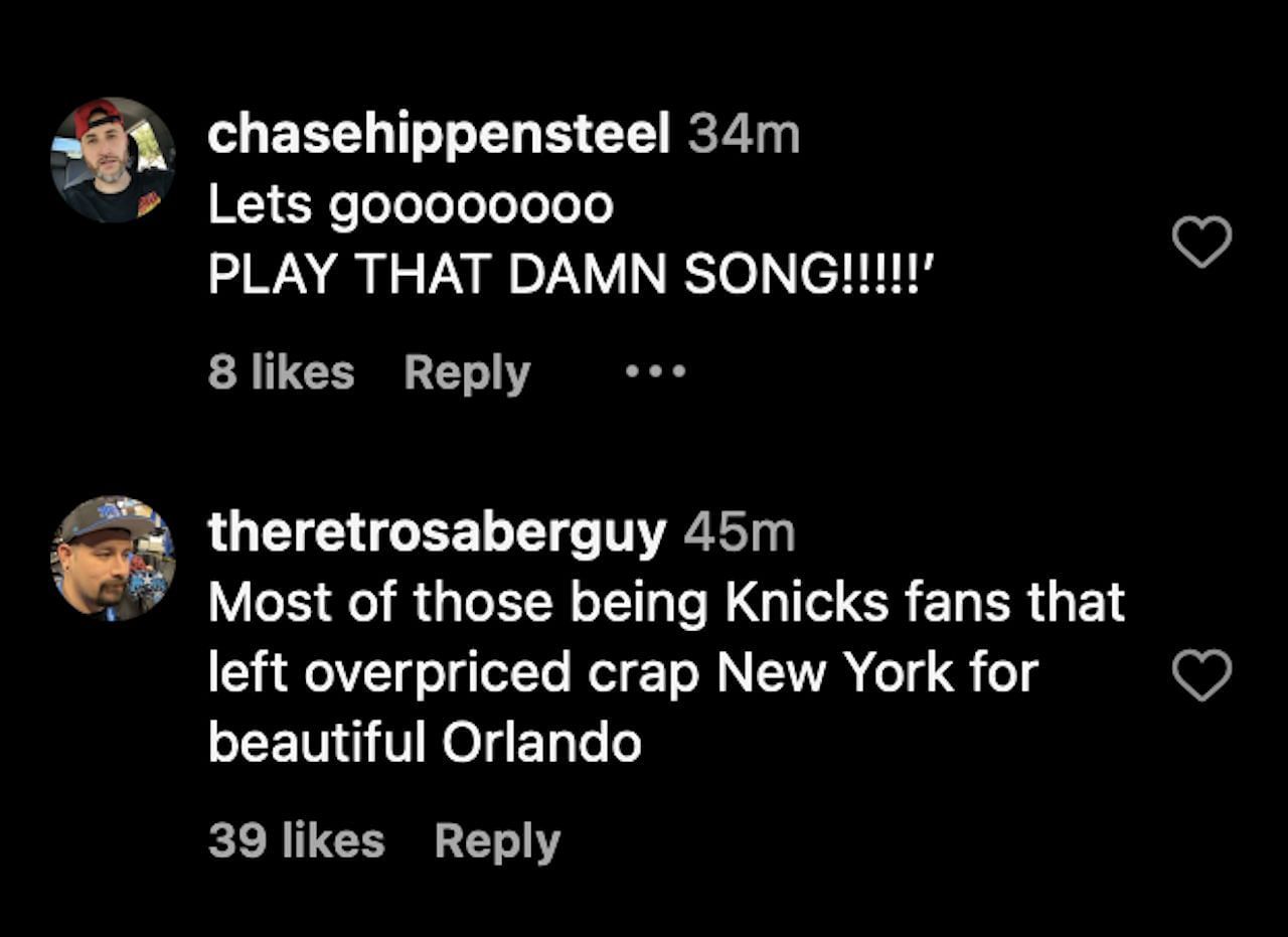Fans react - Instagram